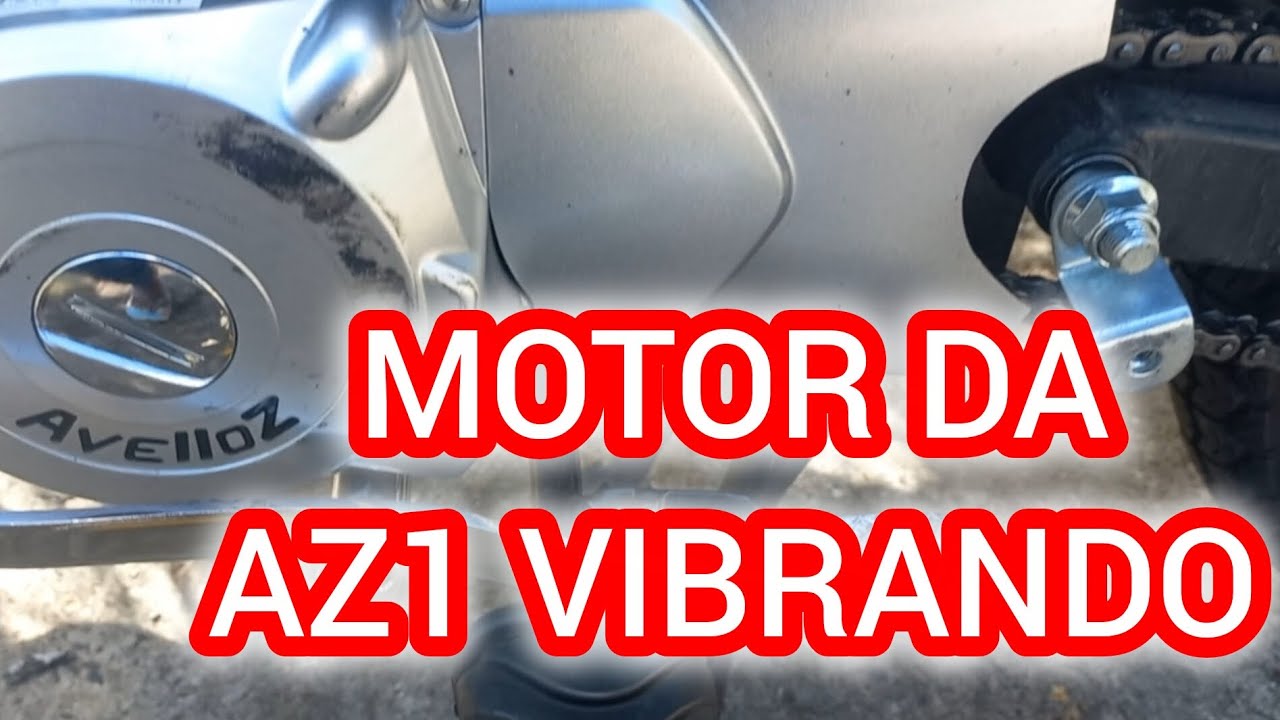 MOTOR DA AVELLOZ AZ1 VIBRANDO  ? VEJA COMO RESOLVER  #moto #50cc #aveloz #shineray #motovlog 