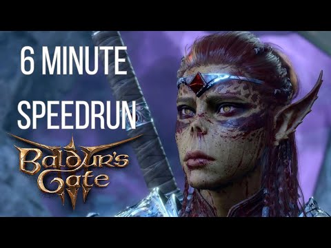 Baldur's Gate 3 Any% Speedrun in 6:37 (Former World Record)