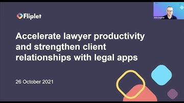 [Webinar] Accelerate lawyer productivity and strengthen client relationships with legal apps