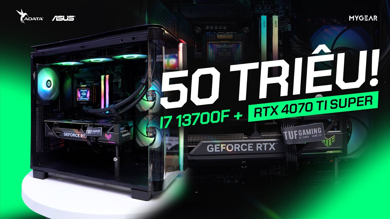 BUILD PC GAMING | 50 Triệu có ngay I7 13700K + RTX 4070 TI SUPER ...