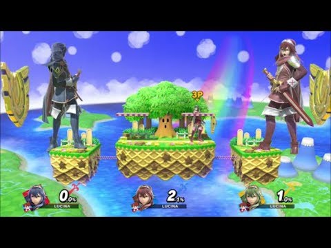スマブラSP ルキナ　究極巨大化　リメイク