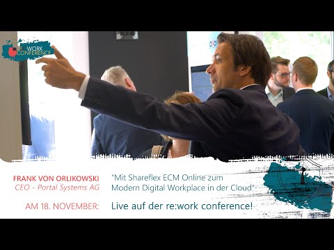 re:work conference 2020 - Mit Shareflex ECM Online zum Modern Digital Workplace in der Cloud