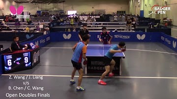 2017 Butterfly Badger Open Doubles Final