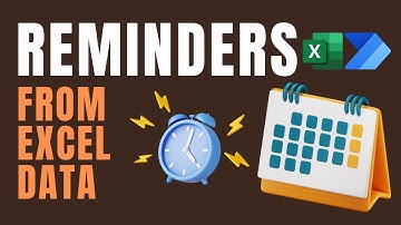 Automatic reminders from Excel data - Power Automate - Step by Step