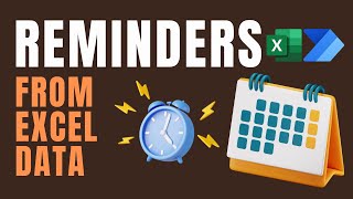 Automatic reminders from Excel data - Power Automate - Step by Step