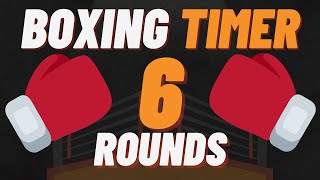 6 Round Boxing Match / Training Timer - 6 x 3min with 1 min Breaks and *CLACKS*