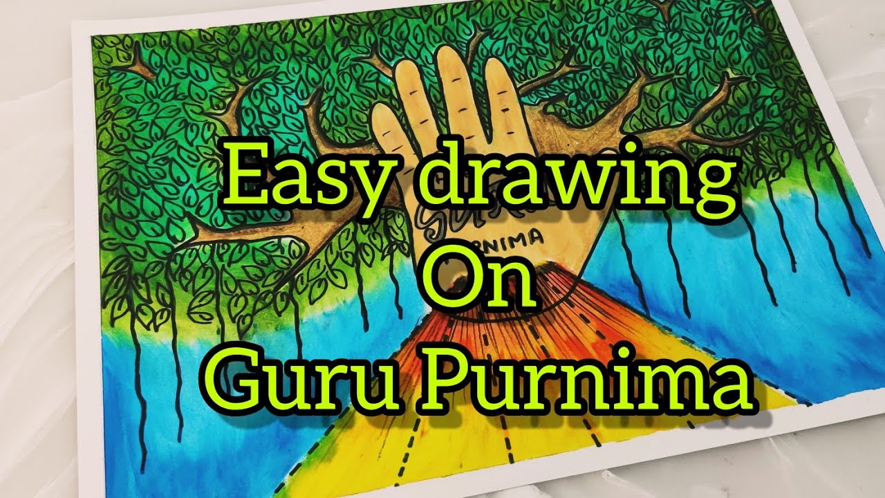 Guru Purnima Drawing Activity From... - Rosary School Rajkot | Facebook