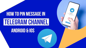 How to Pin Message in Telegram Channel Android & Ios