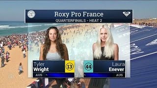 Roxy Pro France: Quarterfinals, Heat 2