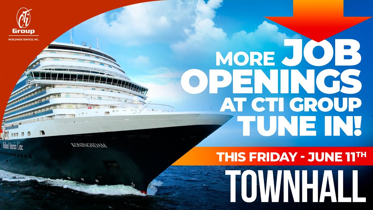 Townhall Full Show 68 Today We Showcase Open Positions Ccl Cunard Virgin Voyages And More Youtube