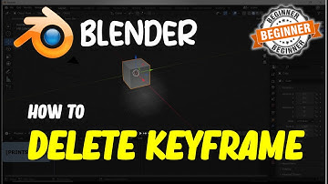 Blender How To Delete Keyframe