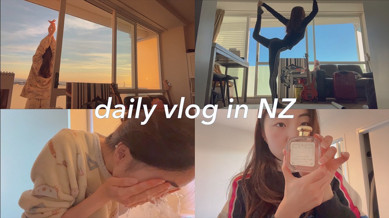 뉴질랜드 vlog🇳🇿| New house🏡, daily skincare, morning yoga🧘🏻‍♀️, 출근준비👠