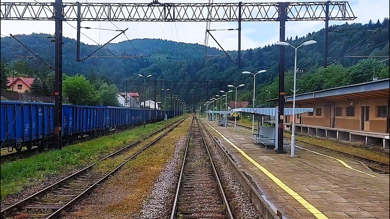 Muszyna - Krynica Zdrój - Muszyna I Przejazd TLK Karpaty przed Modernizacją linii