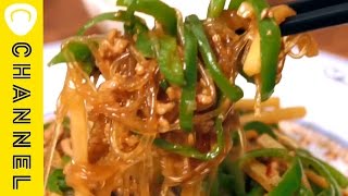 簡単スピードフライパンレシピ『青椒肉絲麻婆春雨』｜C CHANNELレシピ