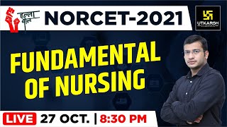 FUNDAMENTAL OF NURSING  ||  Important Questions || NORCET || AIIMS || By Siddharth Sir