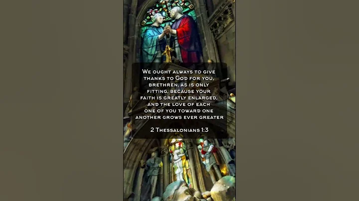 Bible Verse for GROWTH IN FAITH | 2 Thessalonians 1:3 - DayDayNews