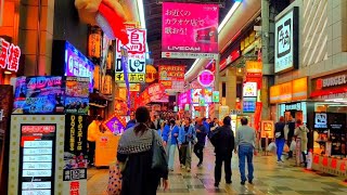 [4K] Street View Around Osaka Street and Station Online Travel - 오사카 길거리 및 역전주변 거리뷰 랜선여행