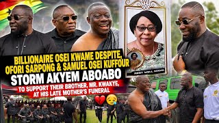 🔥🇬🇭Osei Kwame Despite,Ofori Sarpong &Samuel Kuffour Storm Akyem Aboabo for Mr Kwakye’s Mom Funeral💔