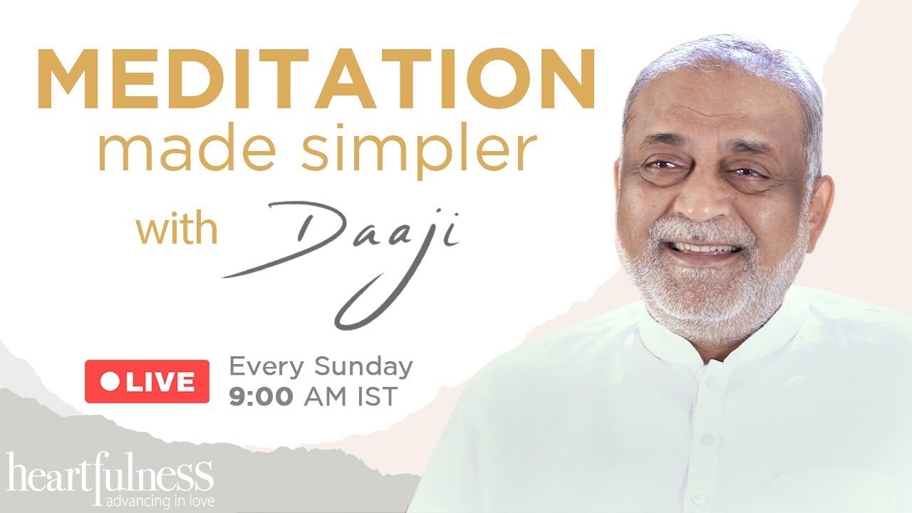 Meditation Made Simpler | Live Meditation with Daaji | 10th April 2022 | 9 AM IST | Heartfulness