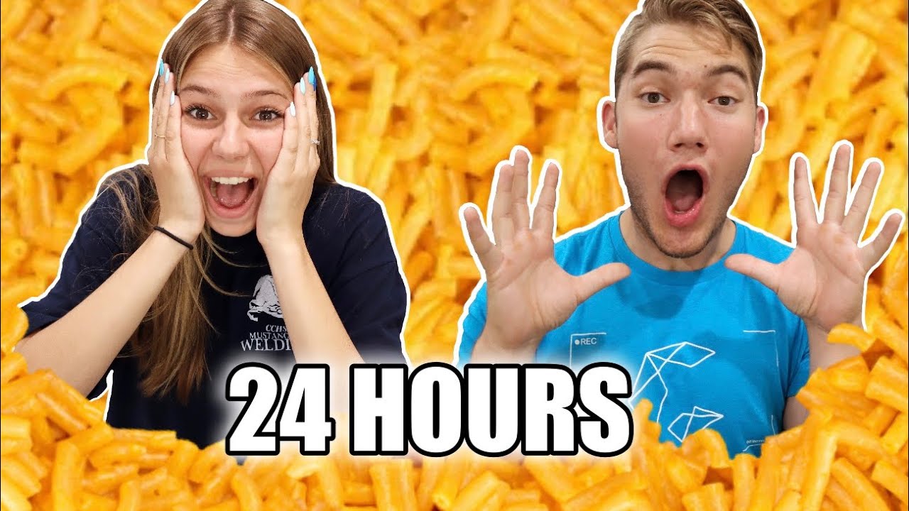 Only eating MACARONI AND CHEESE for 24 HOURS!!! YouTube