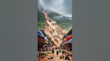 Massive Landslide Hits Mountain Area!