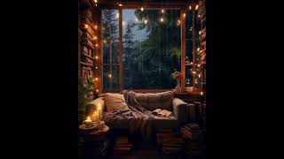 Cozy Rainy Night Ambience ☔✨ Warm Lights, Candles & Soft Rain Sounds for Relaxation screenshot 4