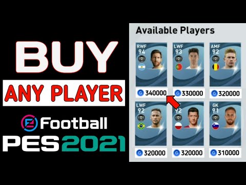 HOW TO GET YOUR FAVOURITE PLAYERS IN PES 2021 MOBILE