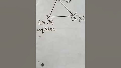 Coordinate Geometry - Exercise- 7.3-Area of Triangle