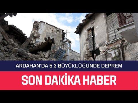 Ardahan Depreminden Canlı Görüntüler! Deprem Anı Kameralara Yansıdı!