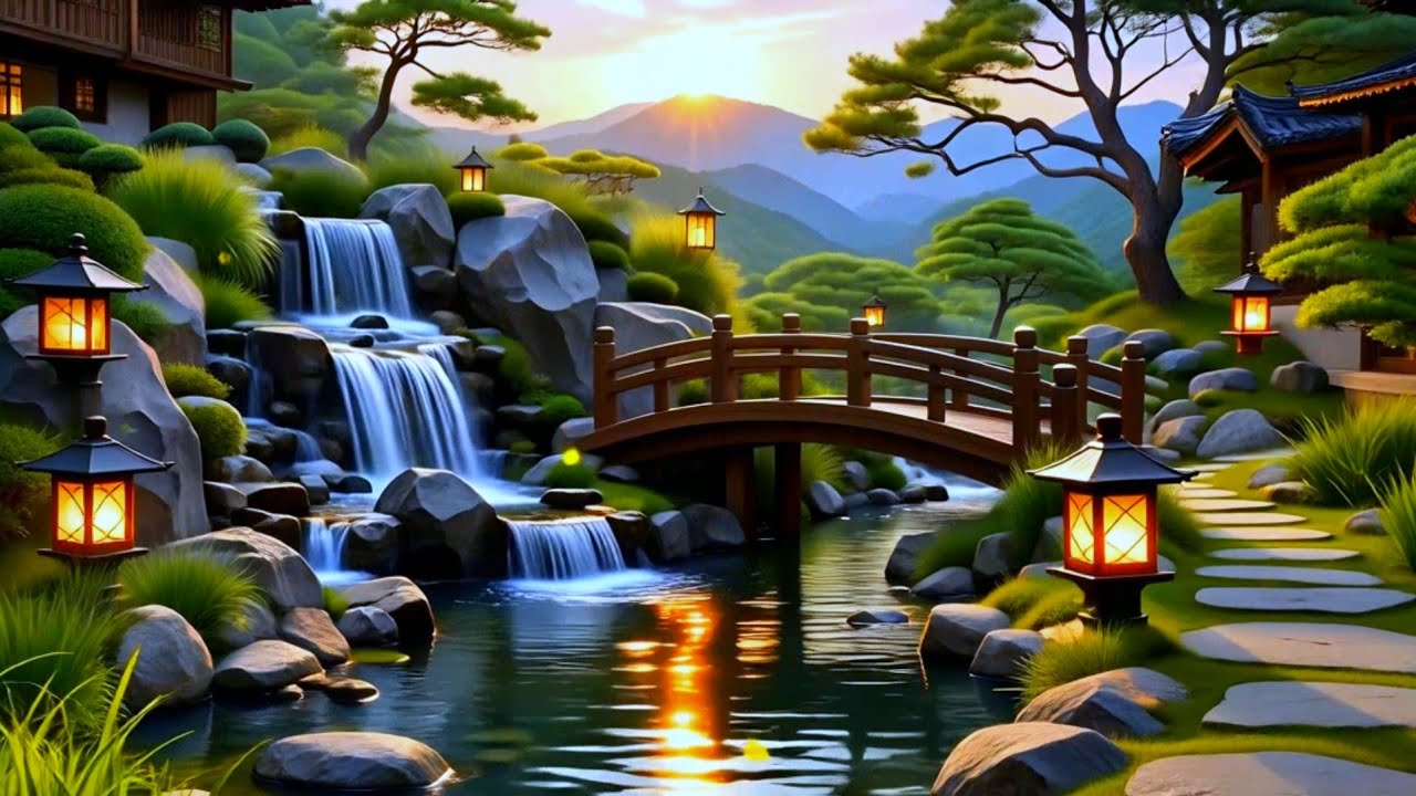 Relaxing Music for Stress Relief, Morning Wake-up Music, Nature Sounds, Beautiful Piano Music, Water