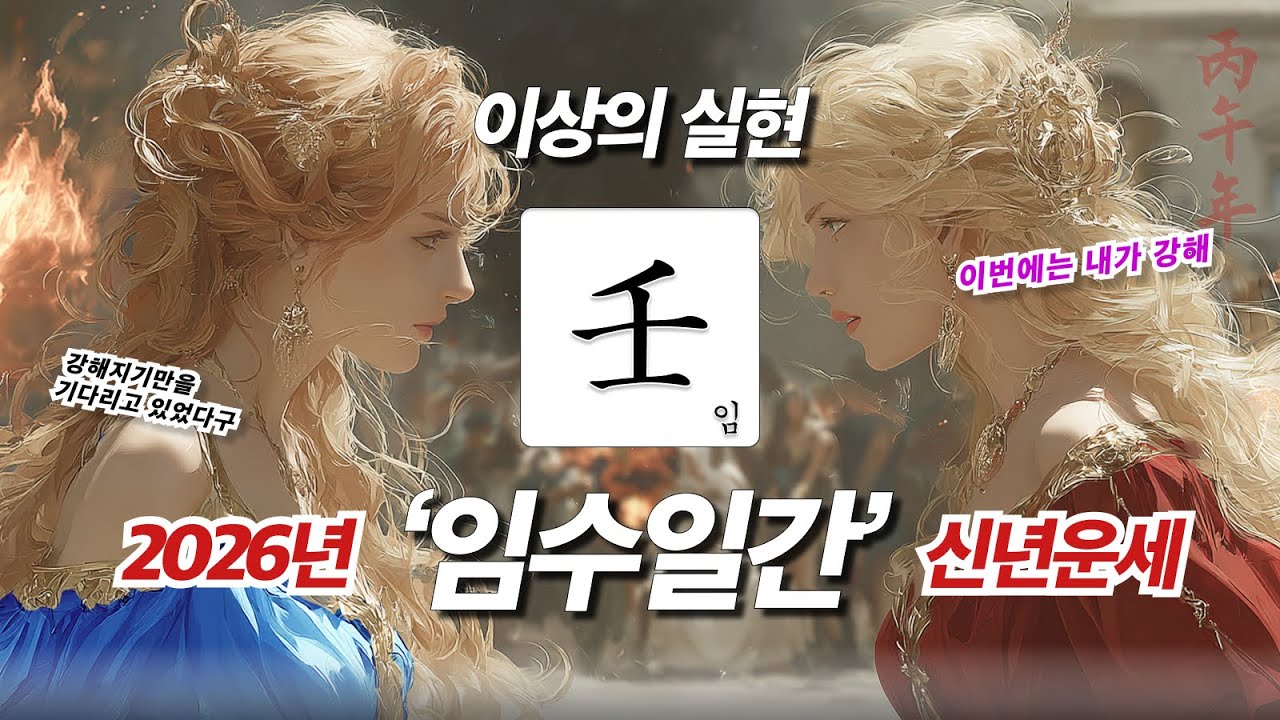 2026년 병오년 일주별-월별 신년운세 │ 임수일간 