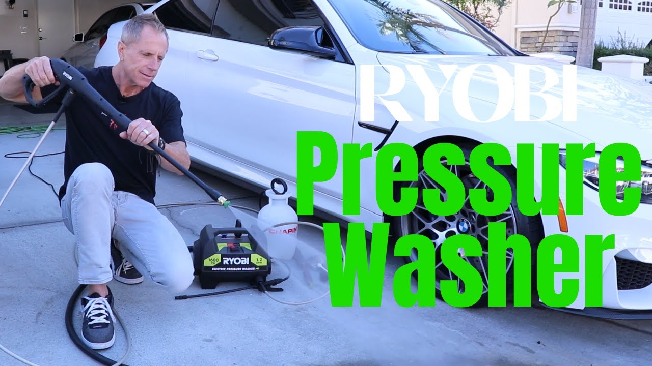 Ryobi Pressure Washer: Darren's new toy to clean car wheels 