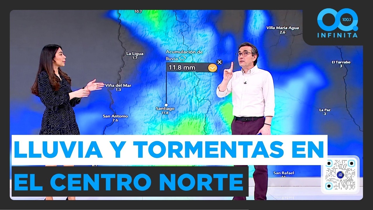 Pronostican lluvia y tormentas eléctricas esta semana: "Desde Antofagasta hasta el sur de O’Higgins"