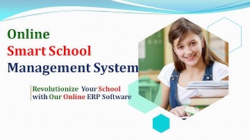 Revolutionize  Your School with Our Online ERP Software Online Smart School Management System