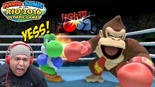 Fight Of The Fking Century yoshi Vs Donkey mario U0026 Sonic 2016 Rio Olympics