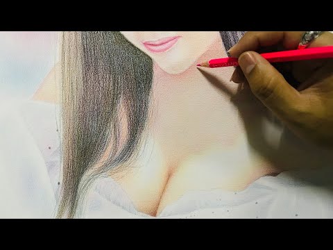 วาดภาพระบายสีไม้กับภาพเหมือน เป็นงานวาดภาพเหมือนจากทางเพจเฟชบุ๊ค