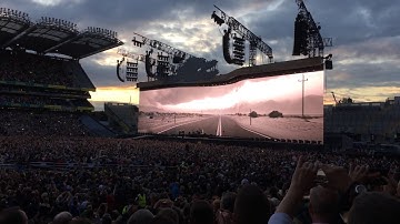 U2 Where the Streets Have No Name - Jets fly over - Dublin 22. July 2017