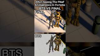 Afton Seeing The FNaF 1 Animatronics In Fortnite: (BEHIND THE SCENES) | FNaF 2 Movie MEME