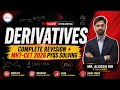 DERIVATIVES THEORY + MHT-CET 2026 PYQs SOLVING SESSION l MATRIX SCIENCE ACADEMY l ALGESH SIR