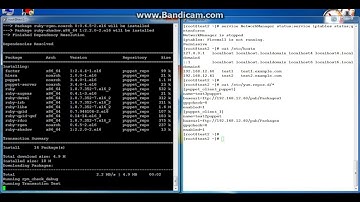 Puppet installation and configuration