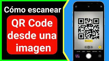 ¿Cómo leo un código QR de una imagen?