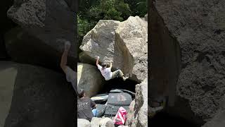 All pain no gain - V8, The School crag