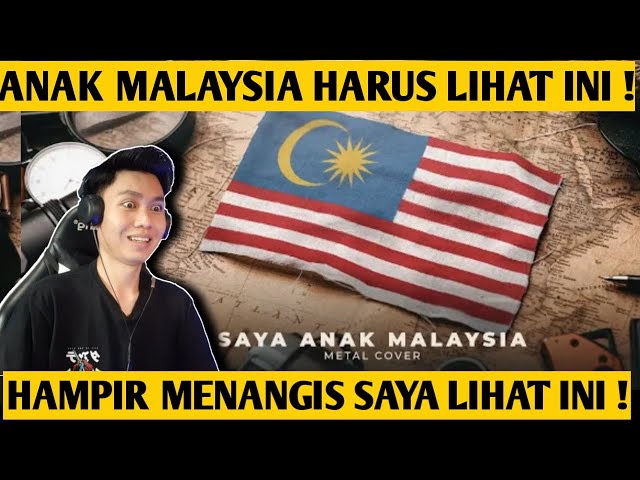 “SAYA ANAK MALAYSIA” LAGU INI MEMPERSATUKAN RAKYAT MALAYSIA ‼️ KEREN BANGET ‼️ Indonesia reaction class=