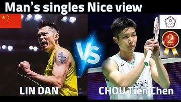 배드민턴 남자단식 2020 돌아온 린단 vs 세계랭킹 2위(CHOU Tien Chen)