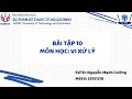 [VXL] Bài tập 10: Viết code và mô phỏng bài điều khiển động cơ DC chạy 10 cấp độ
