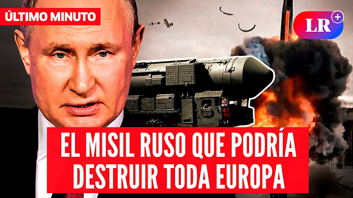 Lo que se SABE del MISIL HIPERSÓNICO RUSO ORESHNIK: “DESTRUIRÍA toda EUROPA” | #LR