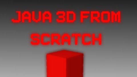 Java 3D from Scratch - Drawing our Obj File - Part 9