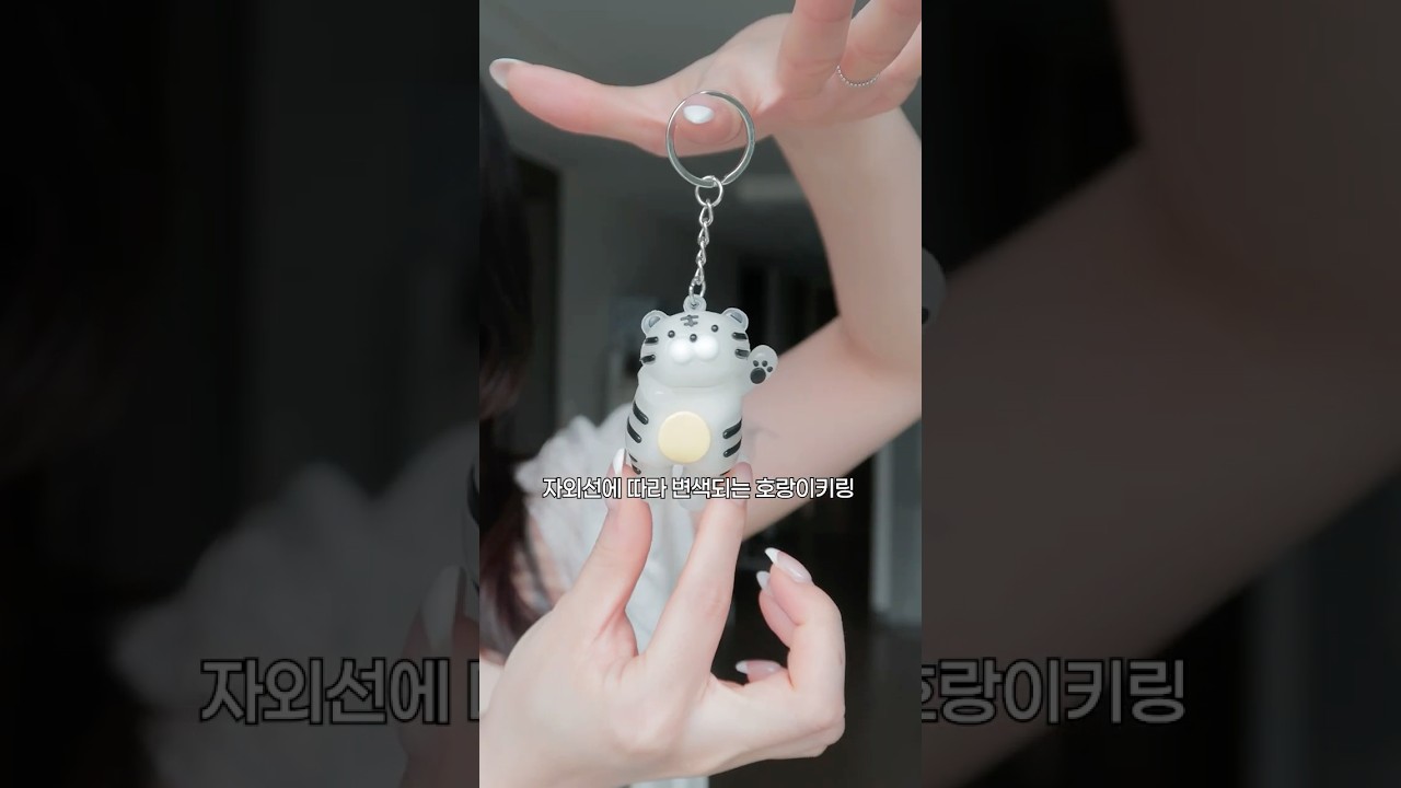 여름휴가에 꼭 챙겨야하는 필수템,,호랑이 키링은 덤이야🐯 #센텔리안24 #선크림