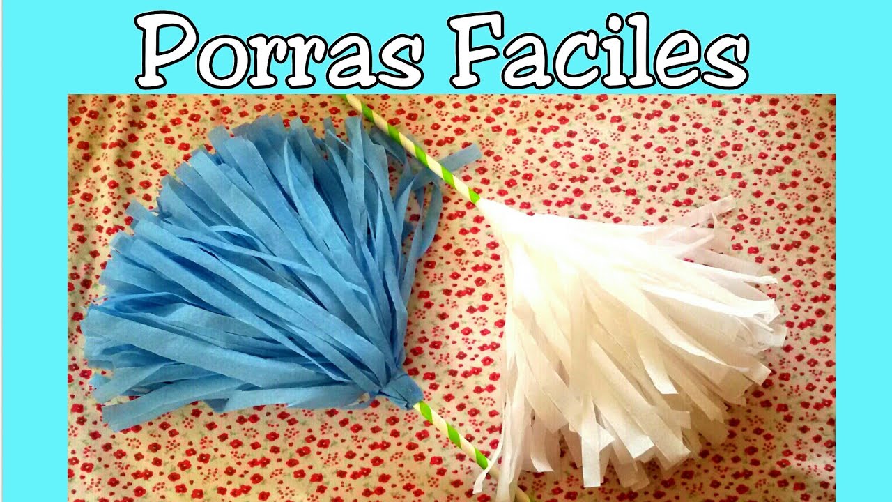 Como hacer los pompones de papel