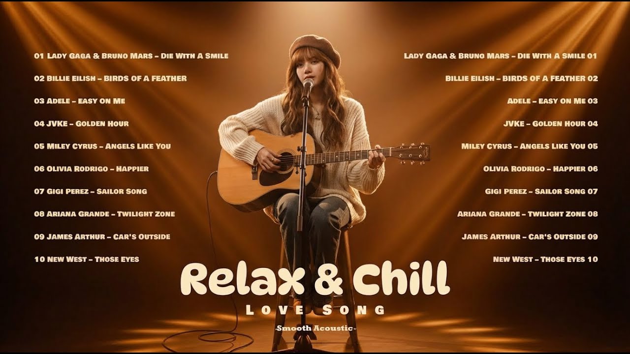 Best Acoustic Cover Love Songs 2026 💗🎧 | Relaxing Chill Playlist | Bruno Mars, Adele, Billie Eilish